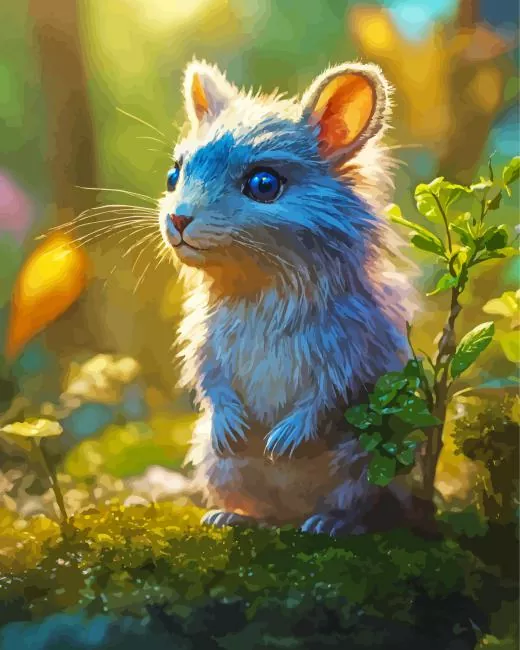 Pika in sunlight Diamond Paintings Pika In Sunlight Diamond Painting