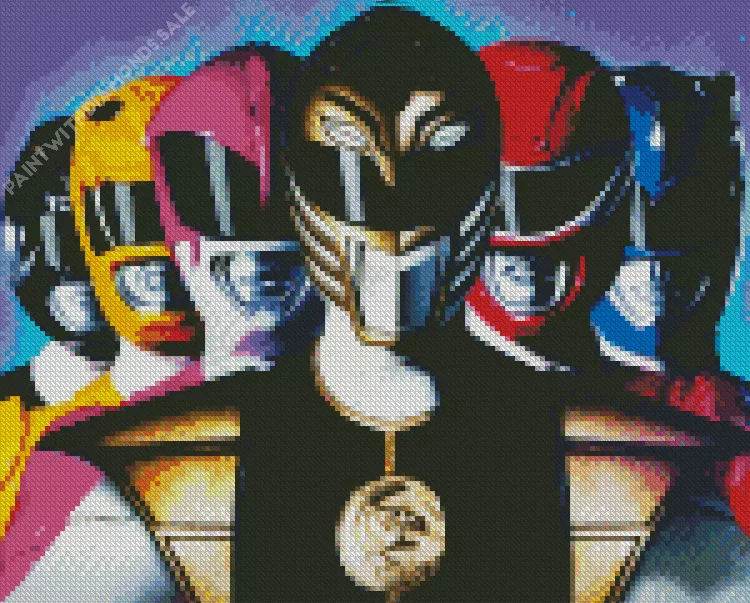 Power Rangers Diamond Paintings Power Rangers Diamond Painting