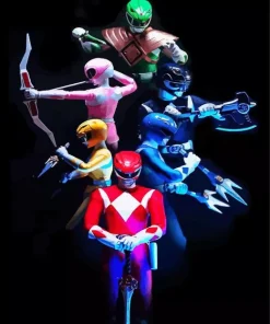 Power Rangers Characters Diamond Painting