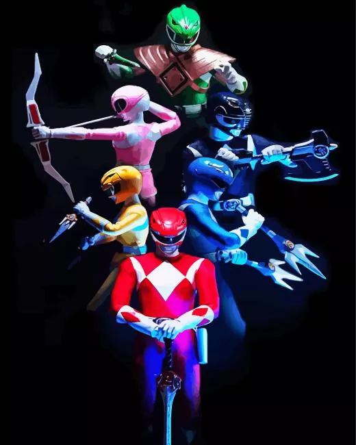 Power Rangers characters Diamond Dotz Power Rangers Characters Diamond Painting