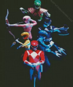 Power Rangers Characters Diamond Painting