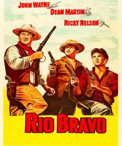 Rio Bravo Poster Art Diamond Painting