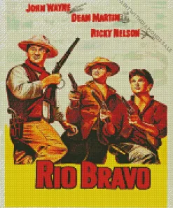 Rio Bravo Poster Art Diamond Painting