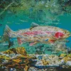 Rainbow Trout Fish Diamond Painting