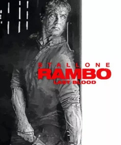 Rambo 5 Last Blood Poster Diamond Painting