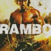 Rambo Film Poster Diamond Painting
