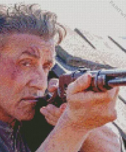 Rambo Movie Character Diamond Painting