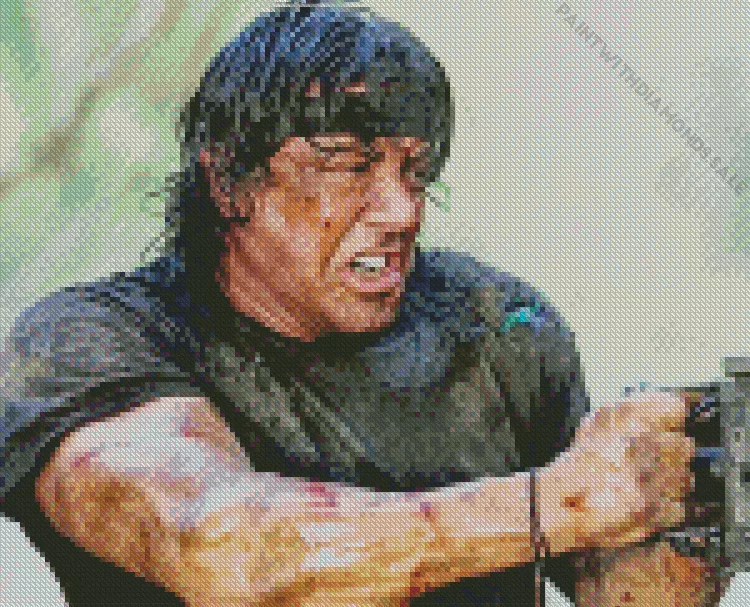 Rambo movie7 Diamond Paints Rambo Movie Diamond Painting