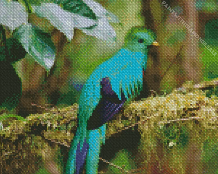 Resplendent Quetzal Bird Diamond Dotz Resplendent Quetzal Bird Diamond Painting