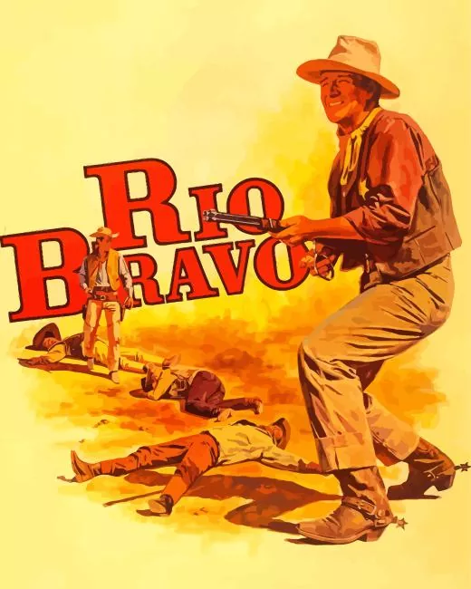 Rio Bravo movie Diamond By Numbers Rio Bravo Movie Diamond Painting