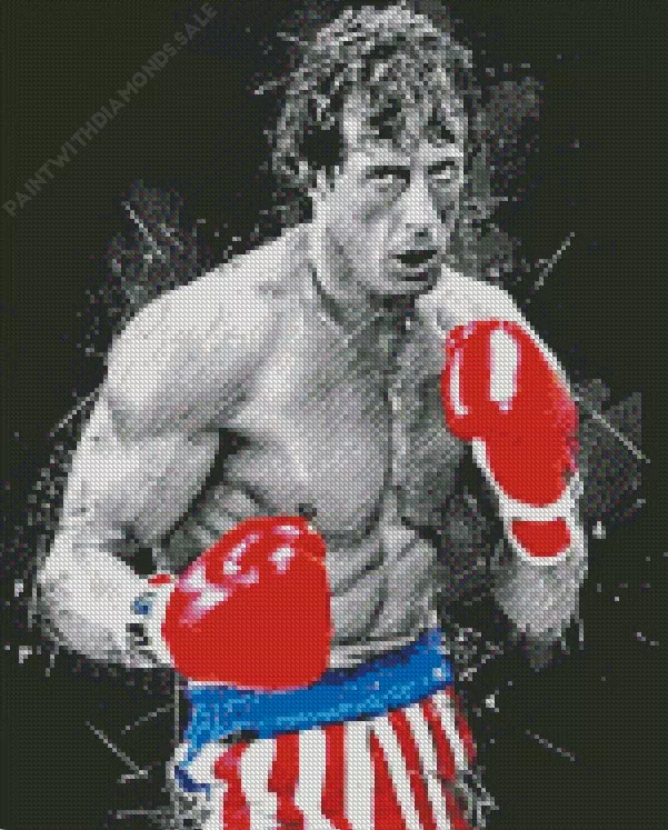 Rocky balboa Diamond By Numbers Rocky Balboa Diamond Painting