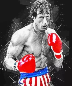 Rocky Balboa Diamond Painting