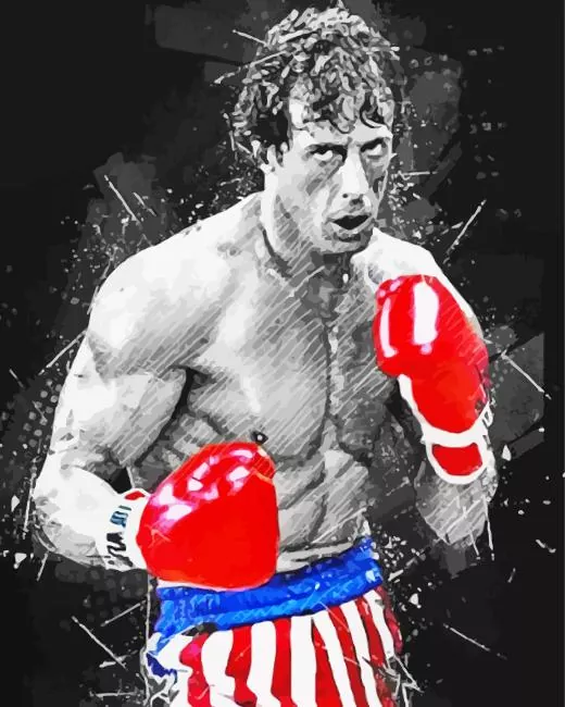 Rocky balboa Diamond Paintings Rocky Balboa Diamond Painting