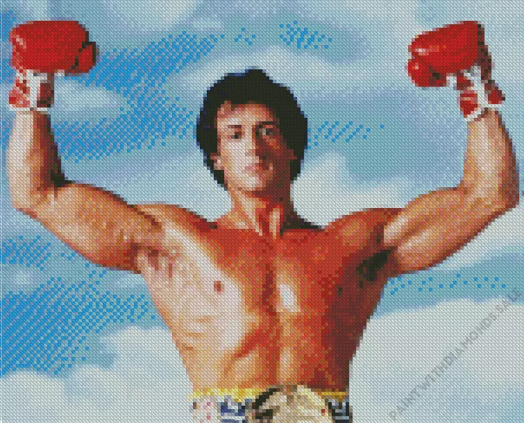 Rocky balboa art Diamond By Numbers Rocky Balboa Art Diamond Painting