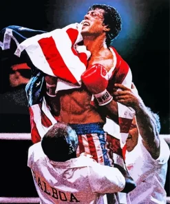 Rocky Film Poster Diamond Painting