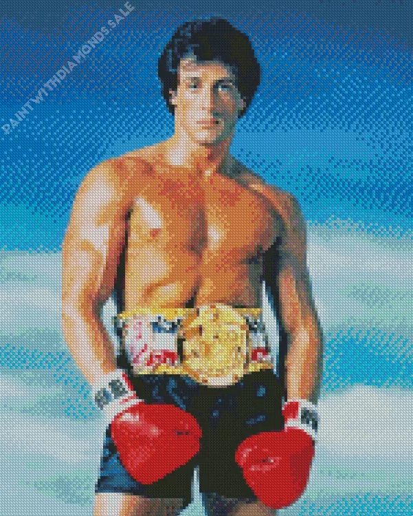 Rocky movie character Diamond By Numbers Rocky Movie Character Diamond Painting