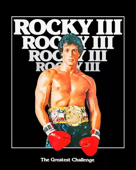 Rocky movie poster Diamond Paintings Rocky Movie Poster Diamond Painting