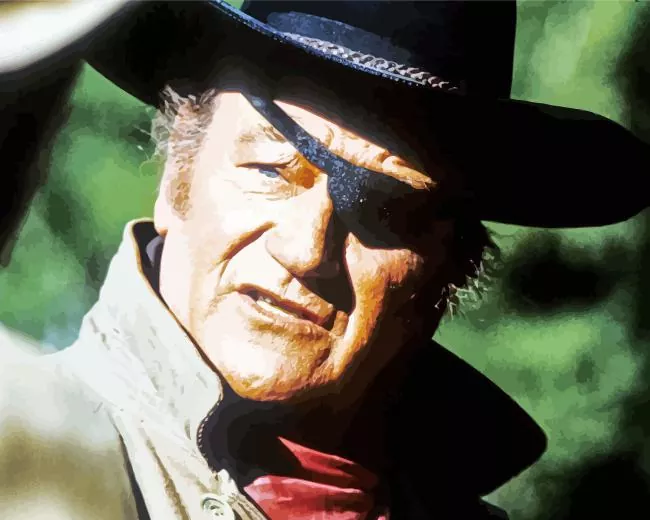 Rooster Cogburn True Grit character Diamond By Numbers Rooster Cogburn True Grit Character Diamond Painting