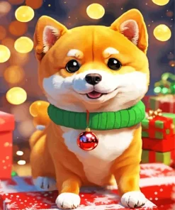 Shiba Inu Puppy Diamond Painting