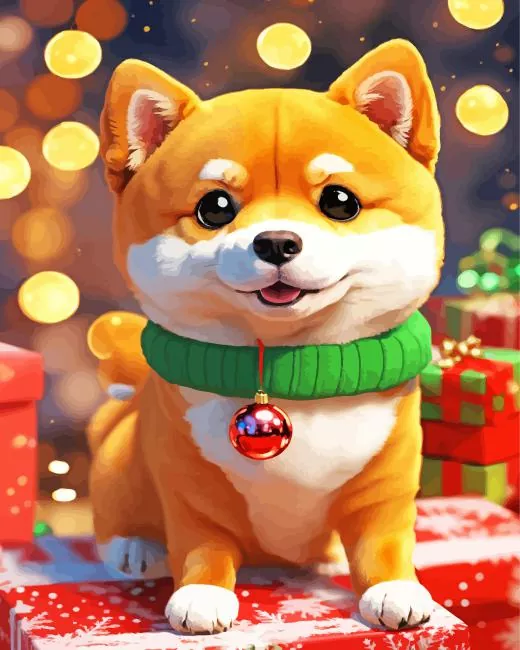 Shiba Inu puppy Diamond Paintings Shiba Inu Puppy Diamond Painting