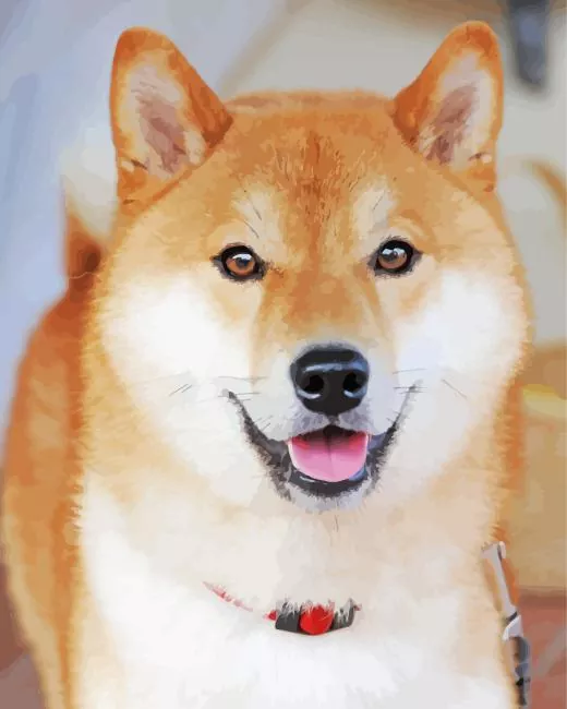 Shiba_inu_ Diamond Paintings Cute Shiba Inu Diamond Painting
