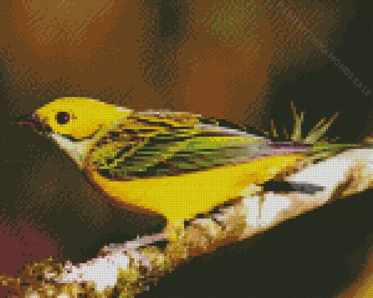 Silver throated_tanager Diamond Dotz Silver Throated Tanager Bird Art Diamond Painting