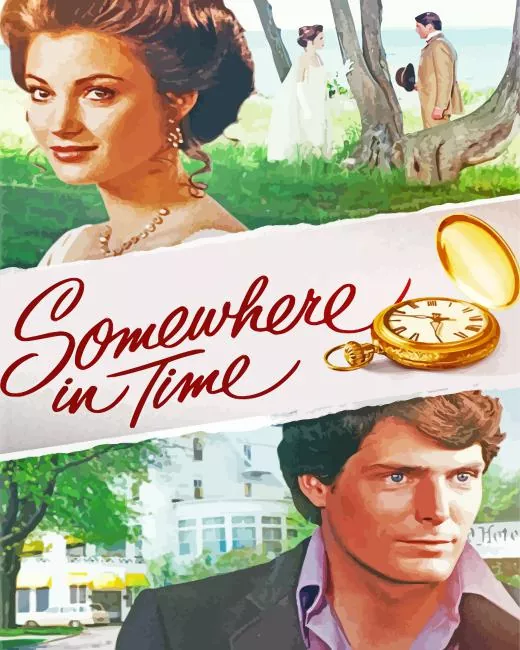 Somewhere In Time movie poster Diamond Dotz Somewhere In Time Movie Poster Diamond Painting
