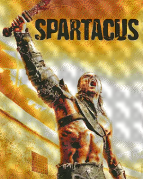 Spartacus poster Diamond By Numbers Spartacus Poster Diamond Painting