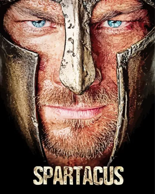 Spartacus serie poster Diamond Paintings Spartacus Serie Poster Diamond Painting