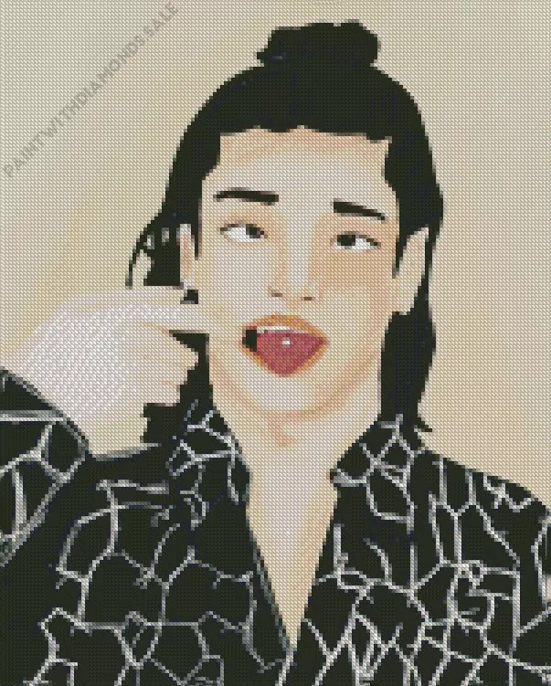 Suguru Niragi Alice in Borderland art Diamond With Numbers Suguru Niragi Alice In Borderland Art Diamond Painting