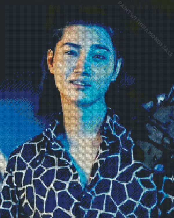 Suguru Niragi Alice in Borderland character Diamond With Numbers Suguru Niragi Alice In Borderland Character Diamond Painting