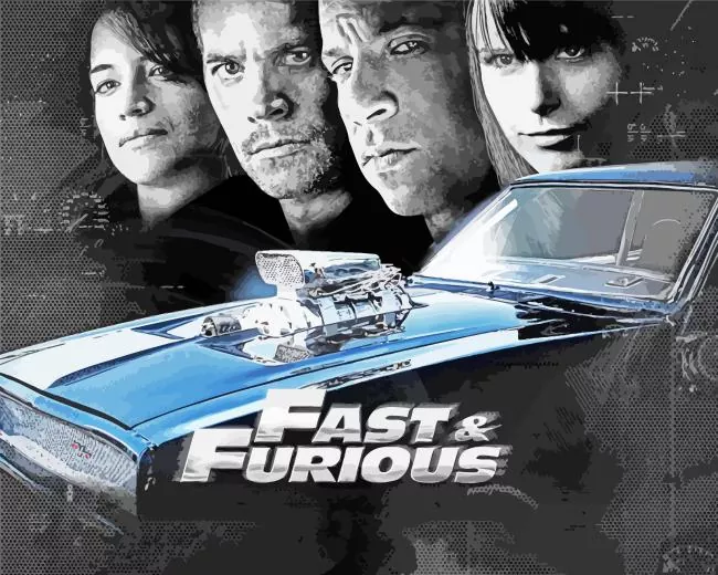 The fast and the furious Diamond Dotz The Fast And The Furious Diamond Painting