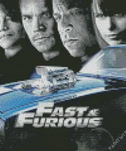 The Fast And The Furious Diamond Painting
