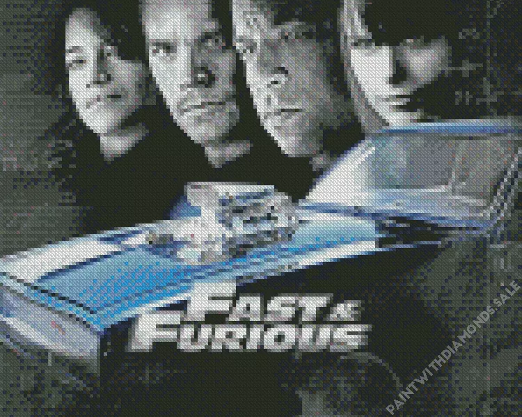 The fast and the furious Diamond Paints The Fast And The Furious Diamond Painting