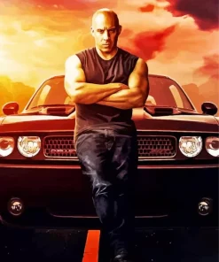 The Fast And The Furious Character Diamond Painting