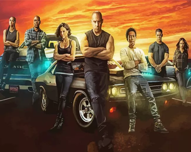The fast and the furious characters Diamond Dotz The Fast And The Furious Characters Diamond Painting