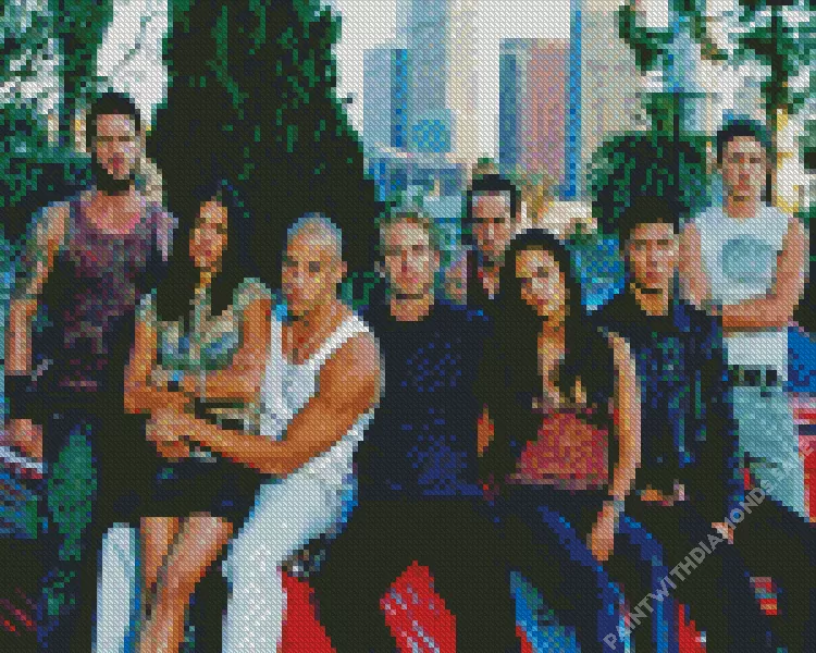 The fast and the furious movie Diamond Paints The Fast And The Furious Movie Diamond Painting
