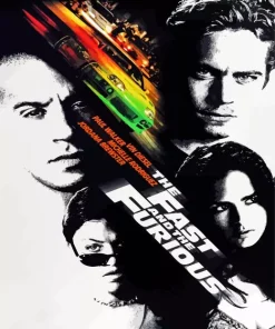 The Fast And The Furious Poster Diamond Painting