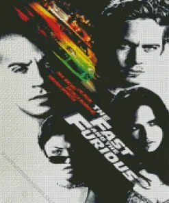The Fast And The Furious Poster Diamond Painting