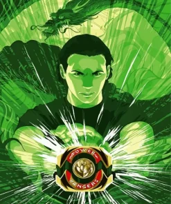 Tommy Oliver Character Diamond Painting