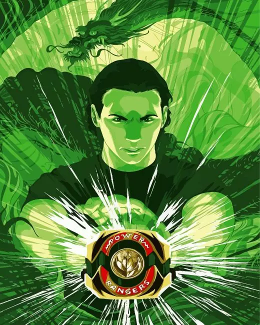 Tommy Oliver Character Diamond Dotz Tommy Oliver Character Diamond Painting