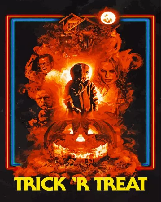 Trick r Treat film poster Diamond Dotz Trick R Treat Film Poster Diamond Painting