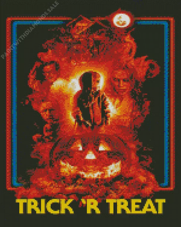 Trick r Treat film poster Diamond Paintings Trick R Treat Film Poster Diamond Painting
