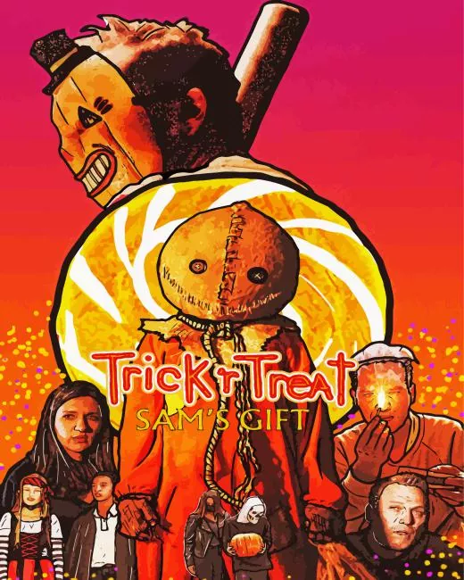 Trick r Treat movie poster Diamond Dotz Trick R Treat Movie Poster Diamond Painting