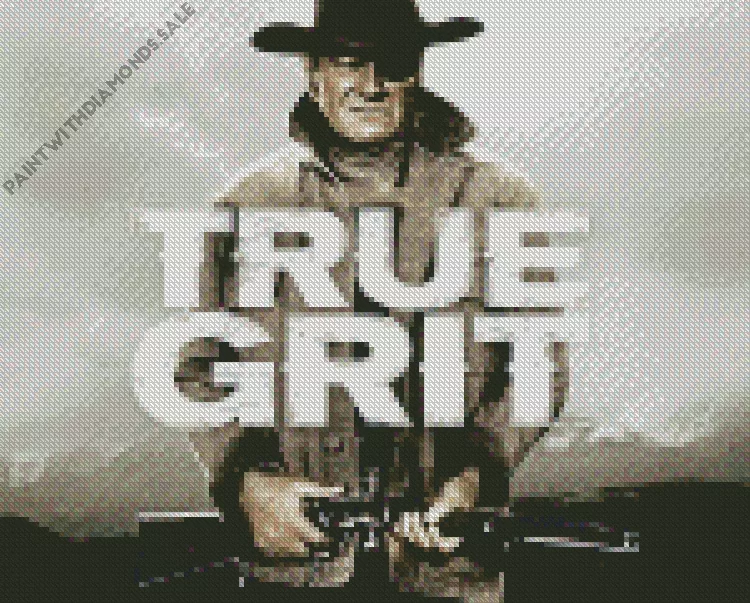 True Grit4 Diamond With Numbers True Grit Diamond Painting