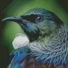 Tui Bird Head Diamond Painting