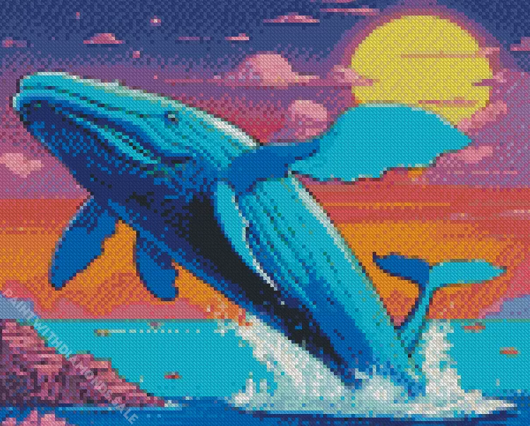 Whale art Diamond Paintings Whale Art Diamond Painting