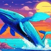 Whale Art Diamond Painting