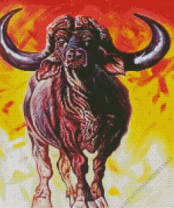 Abstract Buffalo Diamond Painting