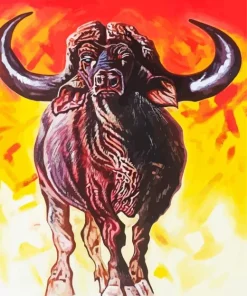 Abstract Buffalo Diamond Painting